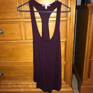 Express tank - dark purple maroon/wine color